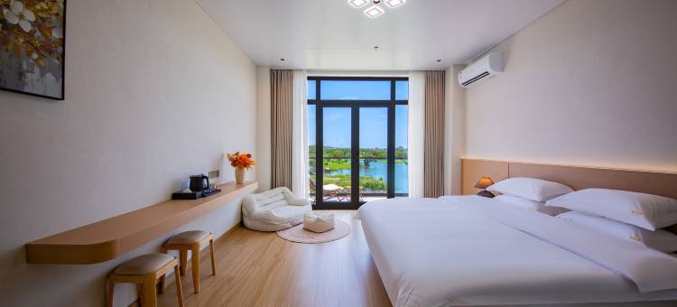 湄洲岛锦湖居·180智能湖景亲子度假Villa美宿(莲池澳沙滩店)图片