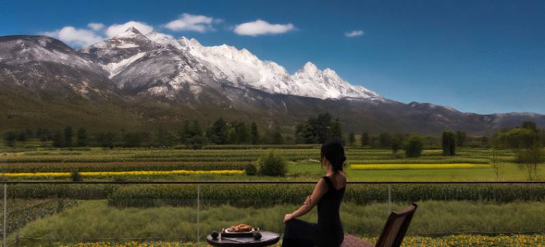 日沐山Rishine·日照金山·牧场雪山全景|私汤供氧隐墅(白沙店)图片