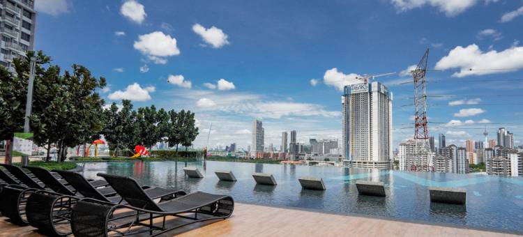 KL3-4房公寓｜大户型多人住｜近地铁&商场｜无边泳池(KL Modern Family Suites • 3–4BR • Walk to MRT/Mall • Infinity Pool)图片