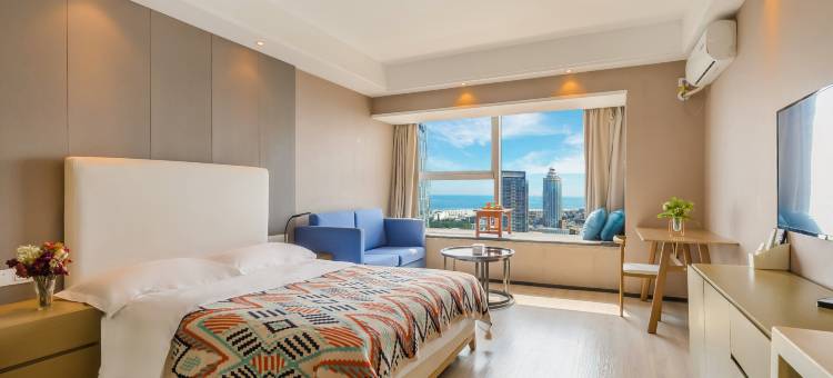 曜石海景公寓酒店(石老人海水浴场会展中心店)图片