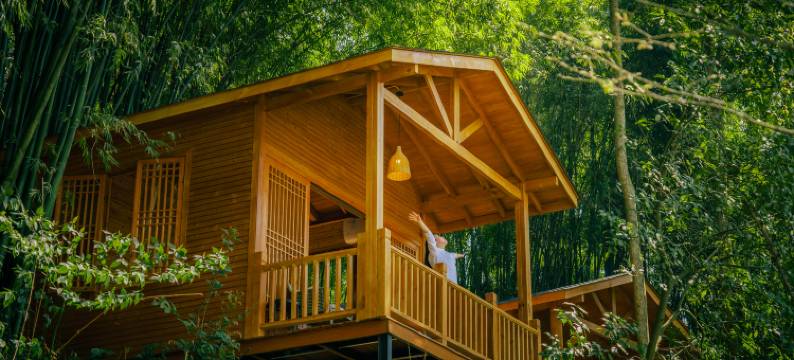 邛崃半山石院民宿图片