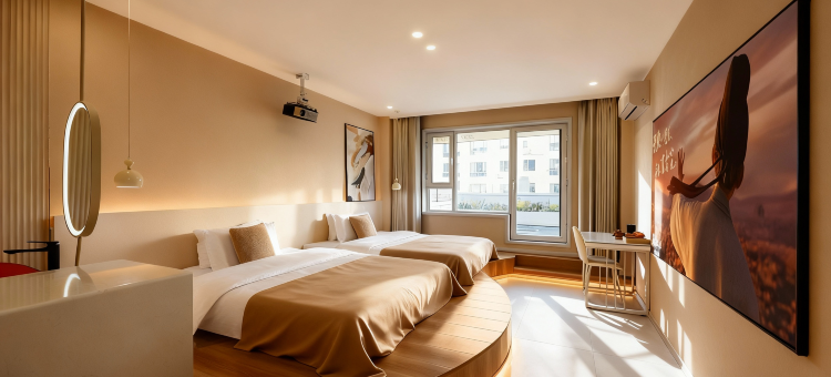 青禾•漫居｜COURTYARD•ARTWORK庭园民宿(延吉延边大学网红墙店)图片