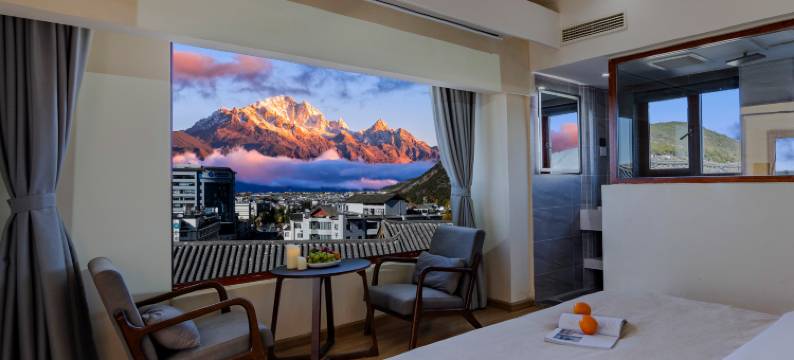 玉满楼丨雪山观景全景客栈(丽江古城大水车店)图片