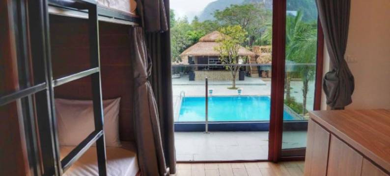 The Luna Tam Coc Hostel - 酒吧和泳池(The Luna Tam Coc Hostel - Bar & Pool)图片