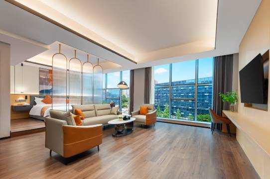 茗流馆酒店(仁寿城市湿地公园店)