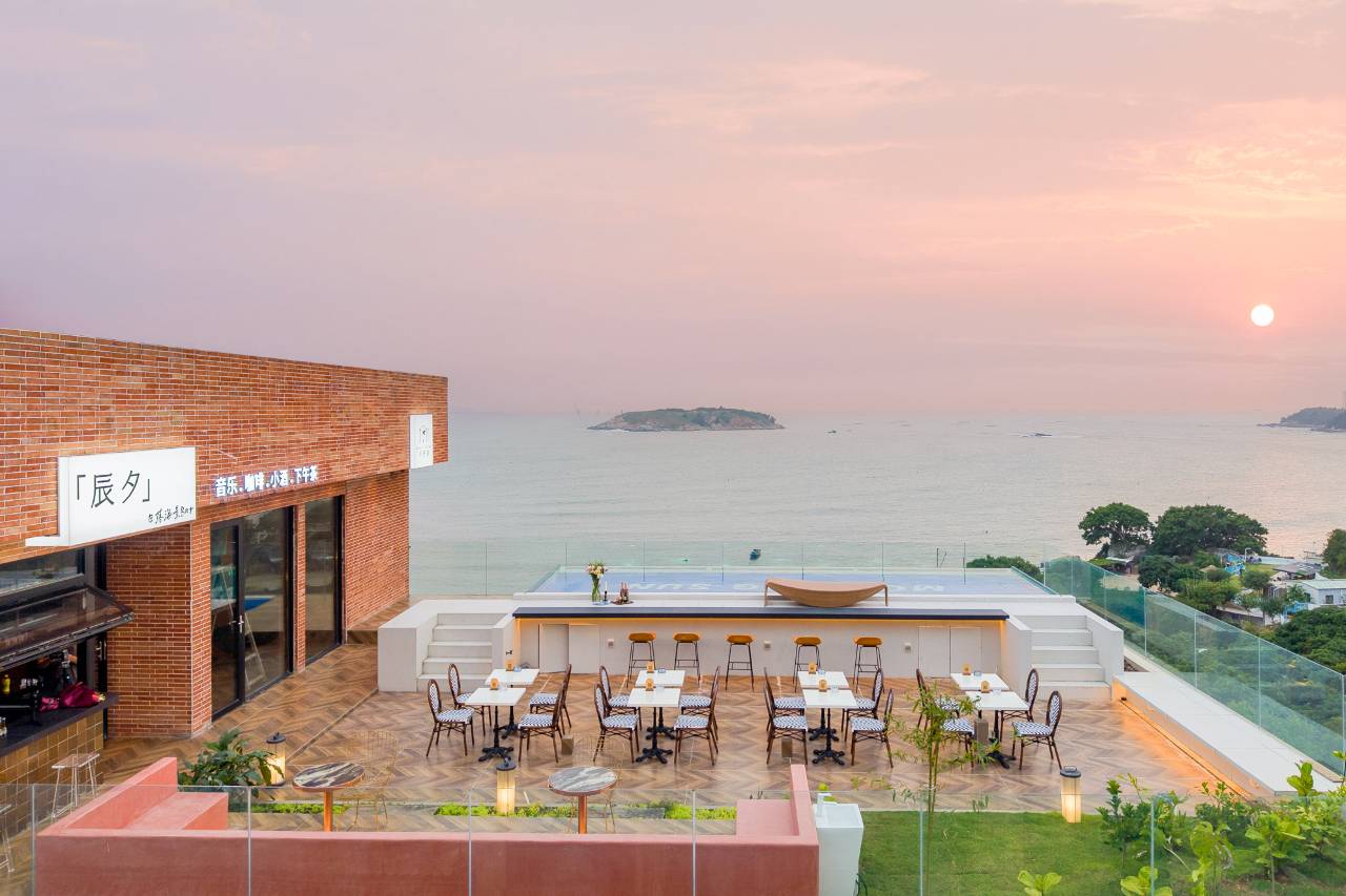 书野家·辰夕｜恒温泳池·轻酒吧·日落海景度假美宿(海泉湾店)图片