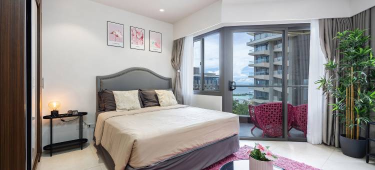 Chic Cozy Studio at Tambuli Residences Ocean View by Dominik Studio with Pool Balcony in Mactan图片