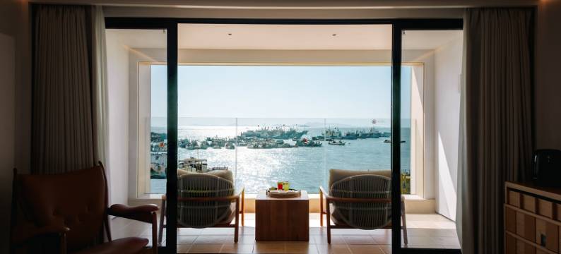 湄屿宿集·夕岸日落海景沙滩民宿图片