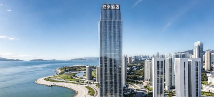 大连高新万达星海湾大桥海景亚朵酒店图片