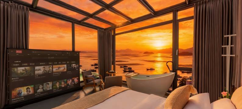 花筑·沐汐小筑·海天一线·霞明玉映·露台海景美宿(三沙东壁店)图片