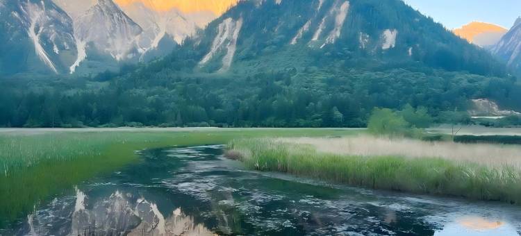 九寨沟甘海云涧图片