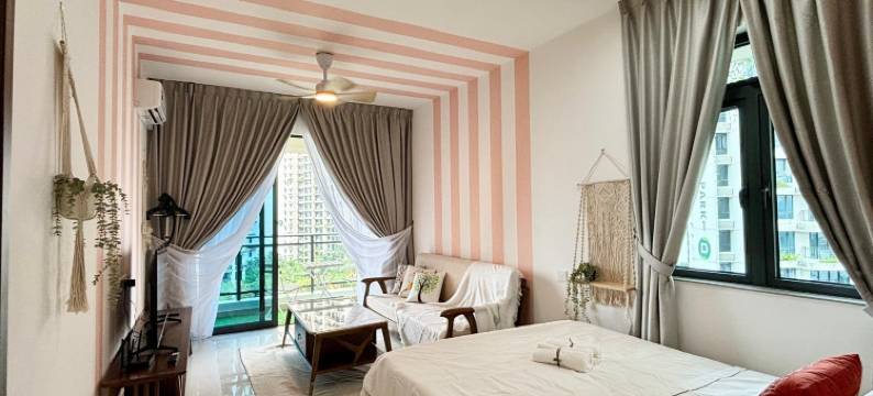 海景一房一卫4人高级公寓森林城市 1E-901(Seaview 1B1R 4pax condo Forest City 1E-901)图片