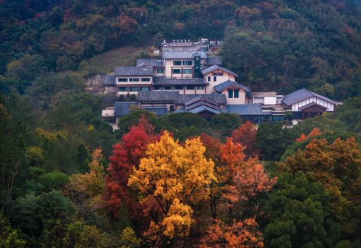 新昌大佛寺凡隐山庄外景图