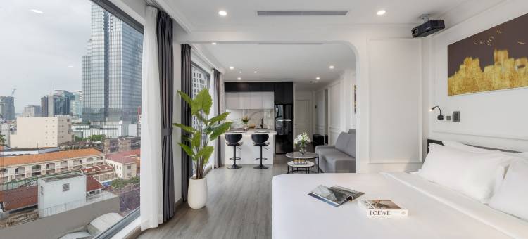 CityHouse- El Pino Realm(滨城市场地铁·Bitexco景观·美术馆)(CityHouse - El Pino Realm at Metro Ben Thanh Market)图片