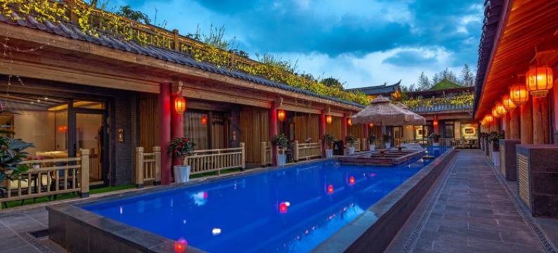 山海十年星空花园美宿·溪苑·雪山观景院(束河古镇店)图片