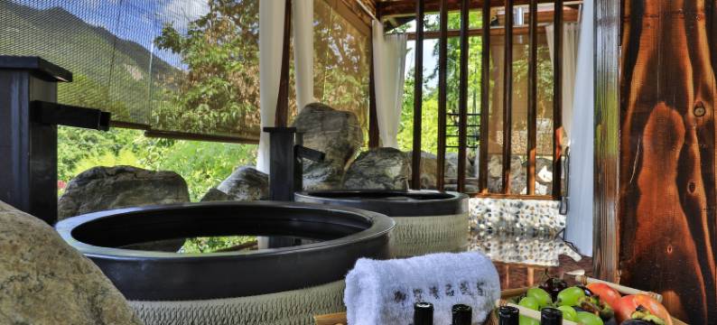 御墅丨环山秘境溯溪泳池私汤温泉度假民宿 (安吉深溪峡谷漂流店)图片