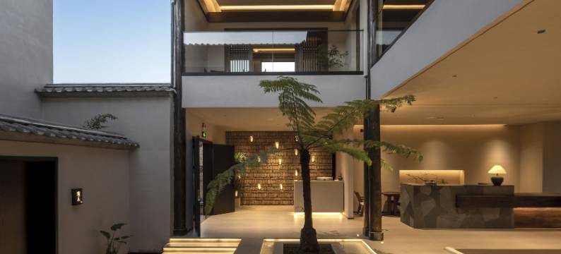 三生一宅全景温泉客栈图片