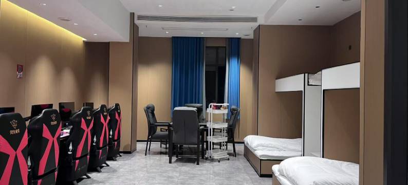 荧光电竞酒店图片