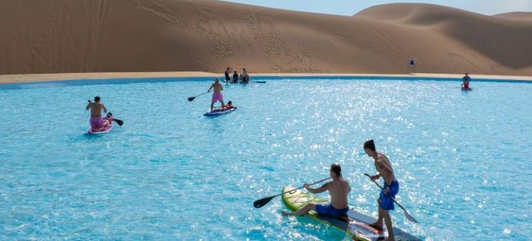 响沙湾悦沙岛帐篷营地图片