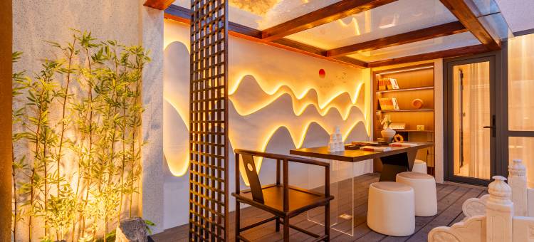 云山青HolidayVilla•宋氏美学|兰庭居私汤观景民宿(忻州古城店)图片