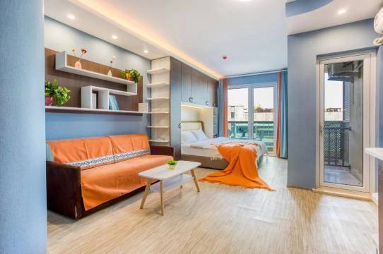 沐海·Homestay海景度假公寓(营口山海广场魔法温泉店)