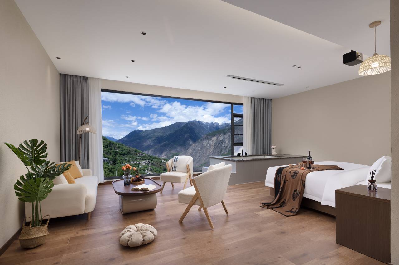 暮山映雪·私汤别院(丹巴甲居藏寨店)图片