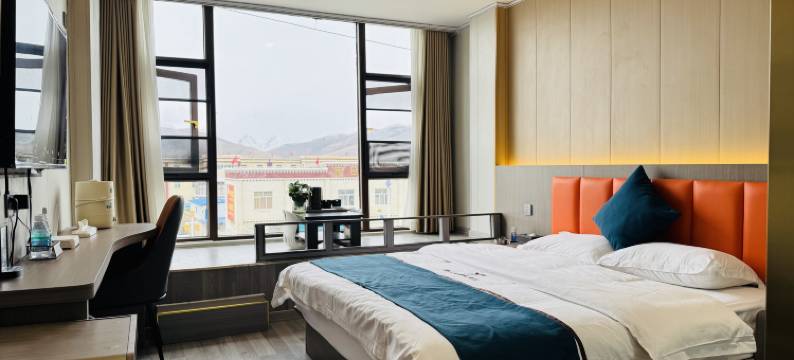 定日映山红康氧酒店图片