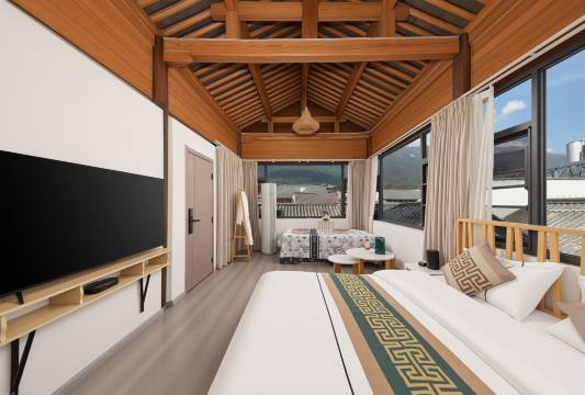 古榆·苍洱镜丨白院茶叙Villa观山别院(大理古城店)