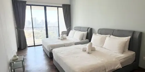 3BR Seaview Water Purify Sunrise Balcony Family21