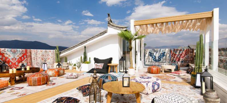 大理龙龛码头●柿野SHIYE丨Cafe Coco设计师美宿(摩洛哥天台店)图片