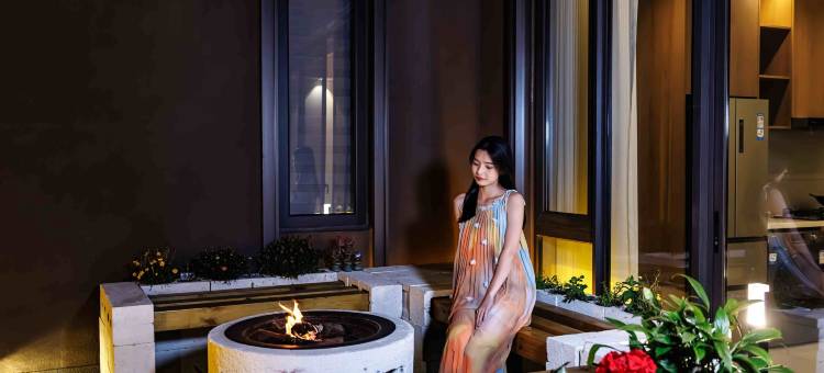 素野·SOYES私汤温泉团建轰趴篝火度假别墅图片