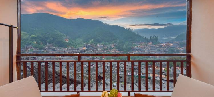 西江千户苗寨时序全景美墅图片