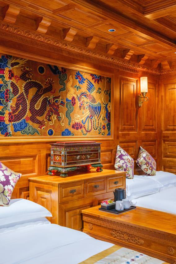 花筑·唐拉颇章·悬崖藏地民宿(牟尼沟风景区店)图片