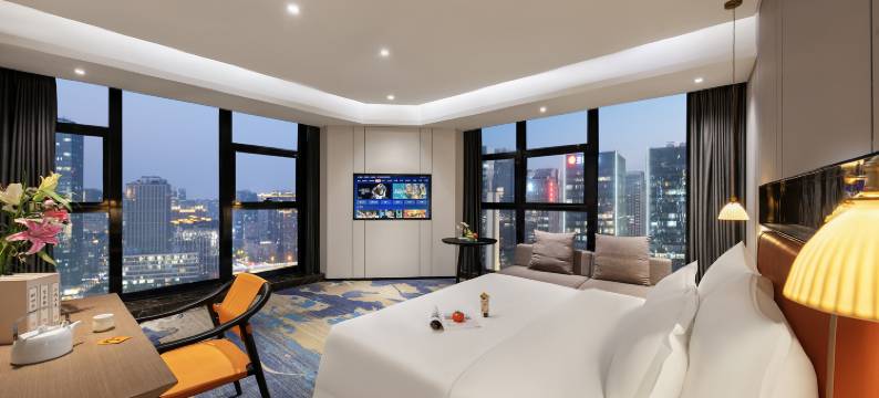 欢棠·茉舍酒店(郑州高铁东站绿地双子塔店)图片