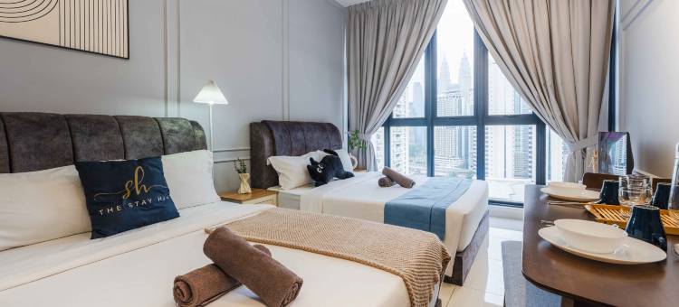 吉隆坡中央豪华公寓Majestic · 舒享天际美景 by The Stay Hub(Majestic Residence Central KL Stay by The Stay Hub)图片