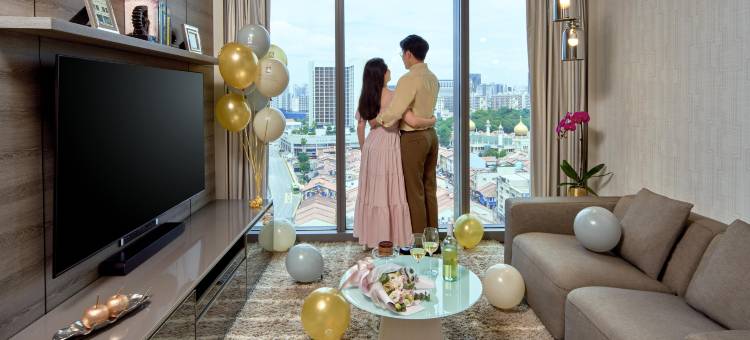 新加坡美芝路泛太平洋高级服务套房酒店式公寓(Pan Pacific Serviced Suites Beach Road, Singapore)图片