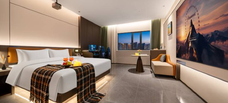 叶与晨电竞电影酒店(华北商厦沧州站店)图片