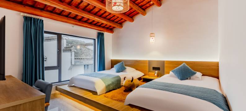 宏村青瓦蓝筑客栈图片