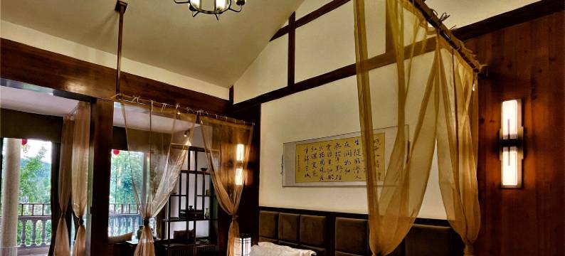 喜屋·国风美倦设计师温泉独栋别墅(都江堰中华大熊猫苑店)图片