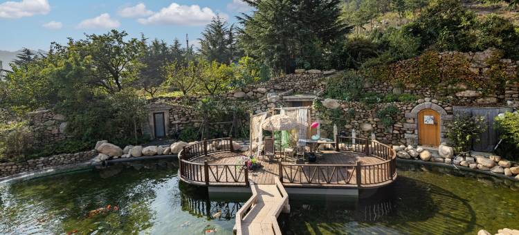 花筑·涵煦园庭院汤泉民宿(崂山区店)图片