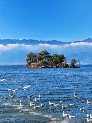 汐下月上·露台观海丨拍照出片·270°全海景美宿(大理洱海店)图片