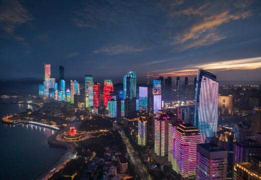 青岛五四广场海景美轮美奂酒店外景图