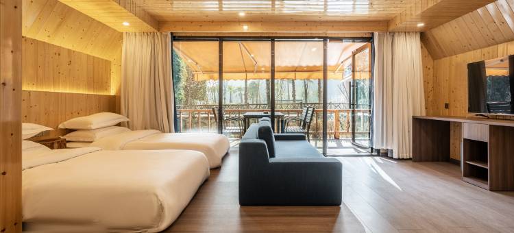 彭州挪威森林溪舍Forest hiking私汤民宿图片