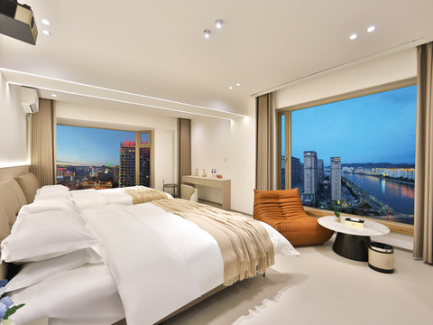 未见沄·高空江景设计师客栈丨Designer Hotel(延吉延边大学店)