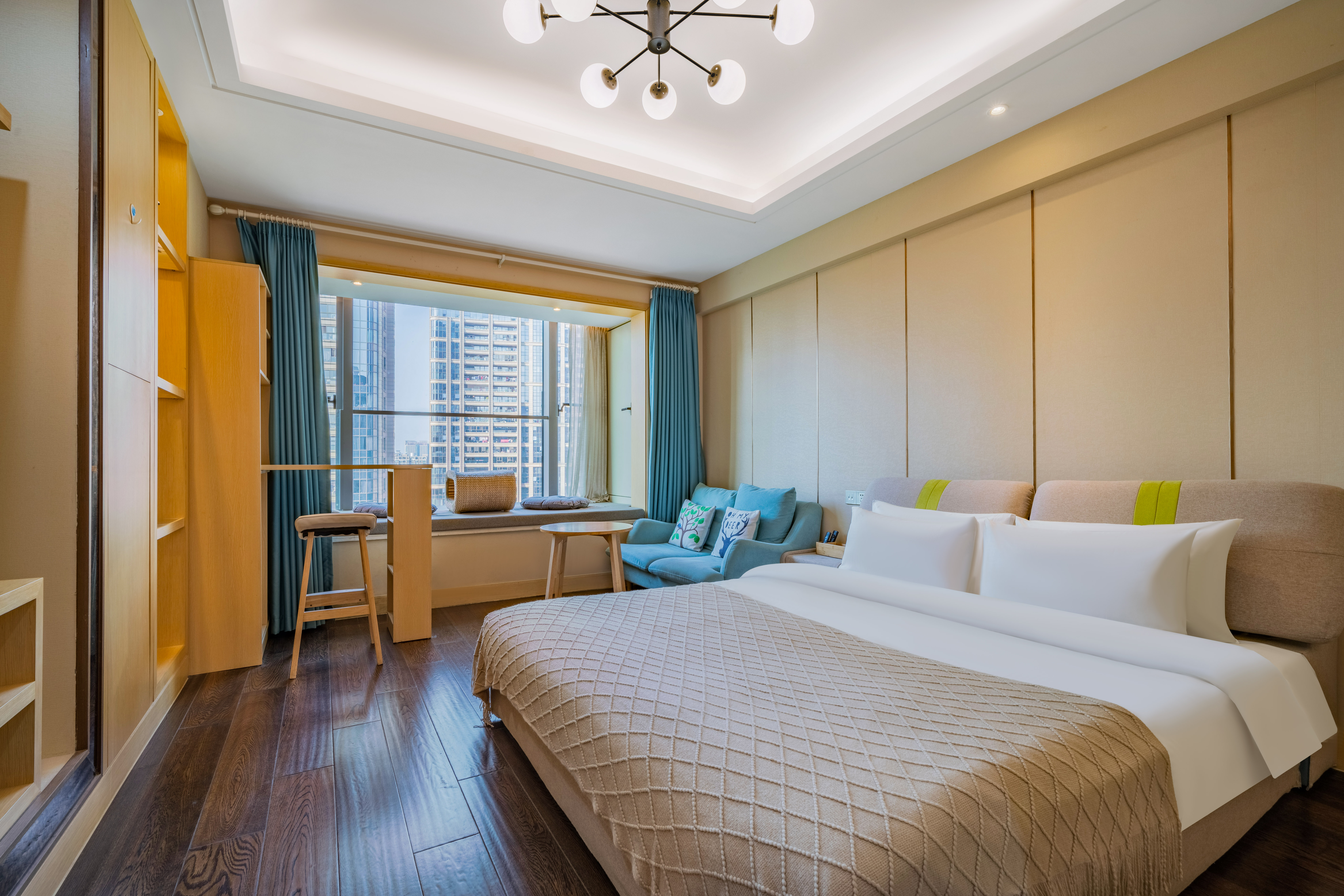 Yacheng Apartment (Hangzhou Ocean Letian Port Daguan Subway Station Branch) Over view