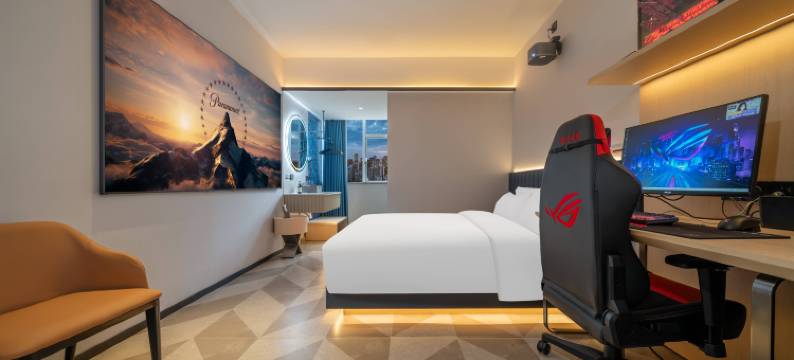 和光玩家国度H·ROG电竞酒店(成都建设路钻石广场店)图片