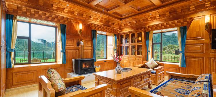 花筑·唐拉颇章·悬崖藏地民宿(牟尼沟风景区店)图片