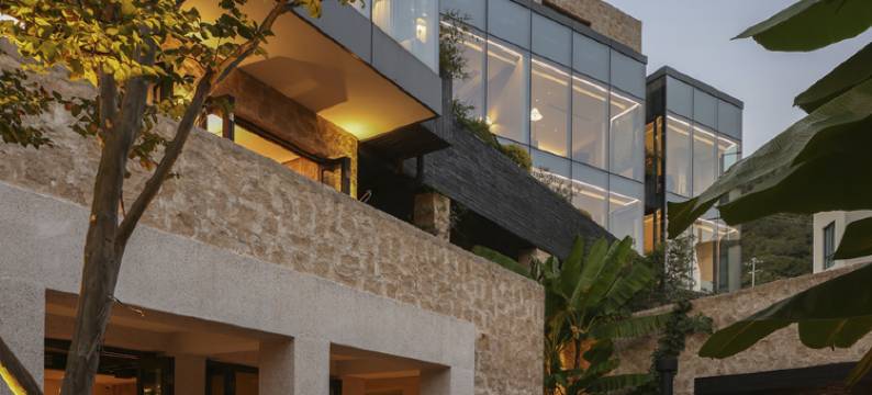 象山逆光莜舍图片