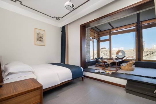 老城根・黛瓦星檐｜新中式观景四合院(大同古城代王府店)图片