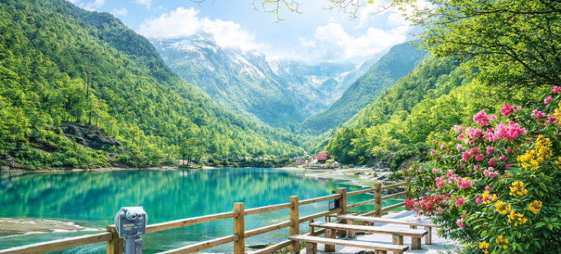 梦里繁花・360°空中花园・云海星潮・Vista古韵轻奢美宿(丽江古城店)图片